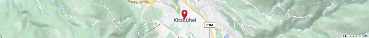 Map representation of the location for Stadtapotheke Kitzbühel in 6370 Kitzbühel